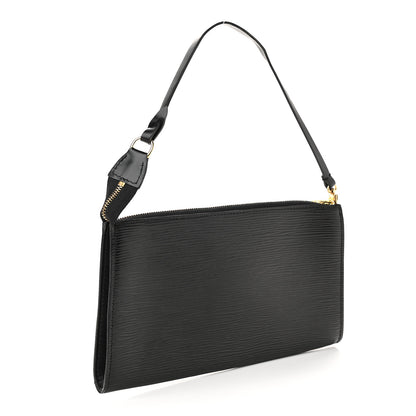 Louis Vuitton Epi Pochette Accessories 24 Black 2 of 8