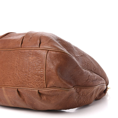 Fendi Crinkled Lambskin Mia Hobo Camel 9 of 10