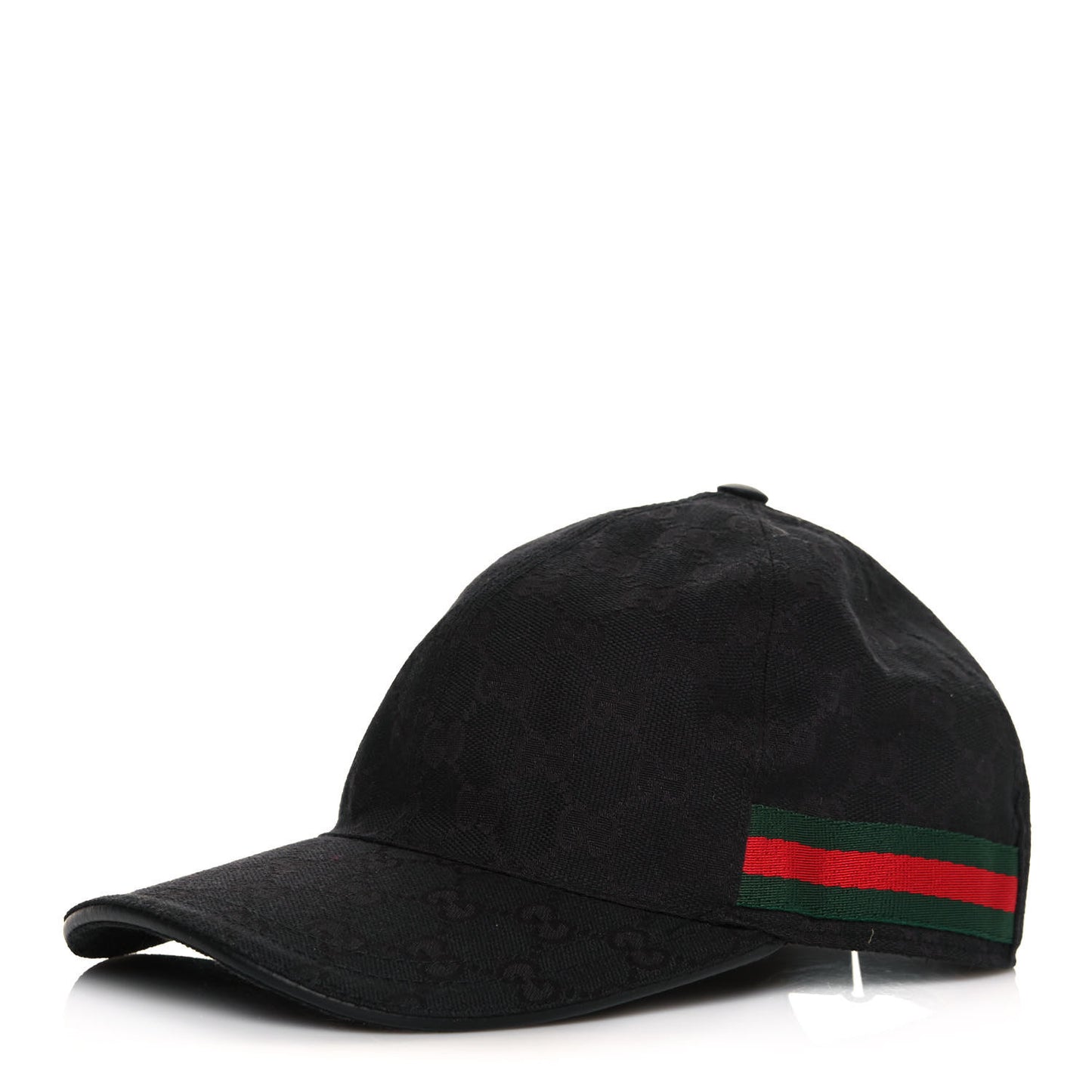 Monogram Web Baseball Hat S Black