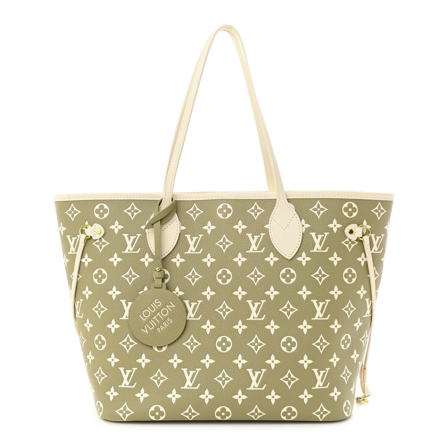 Empreinte Monogram Spring In The City Neverfull MM Kaki Beige Cream