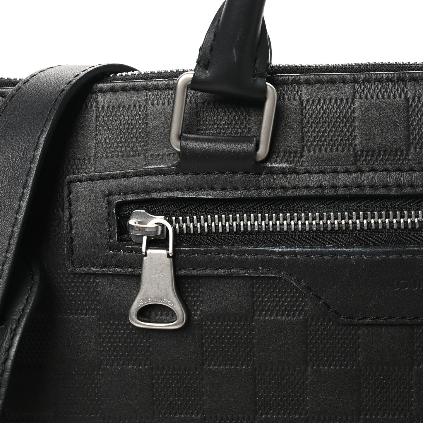 Damier Infini Porte-Documents Jour Onyx