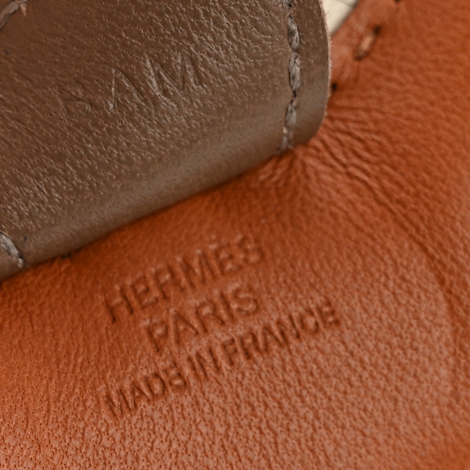 Hermes Milo Lambskin Grigri Rodeo Horse Bag Charm PM Gold Craie Etoupe 3 of 4