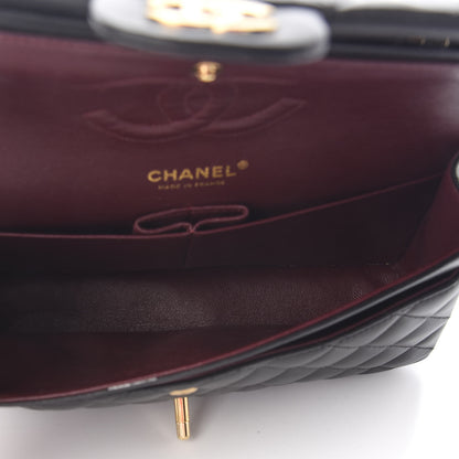 Chanel Lambskin Quilted Medium Double Flap Black 4 of 9