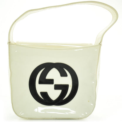 Gucci Patent Small GG Handbag Ivory 1 of 9