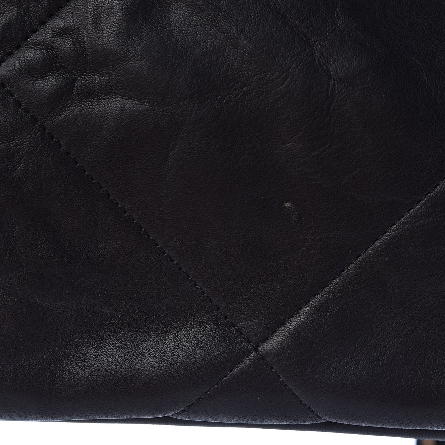Lambskin Quilted Medium Amalia Shoulder Bag Black