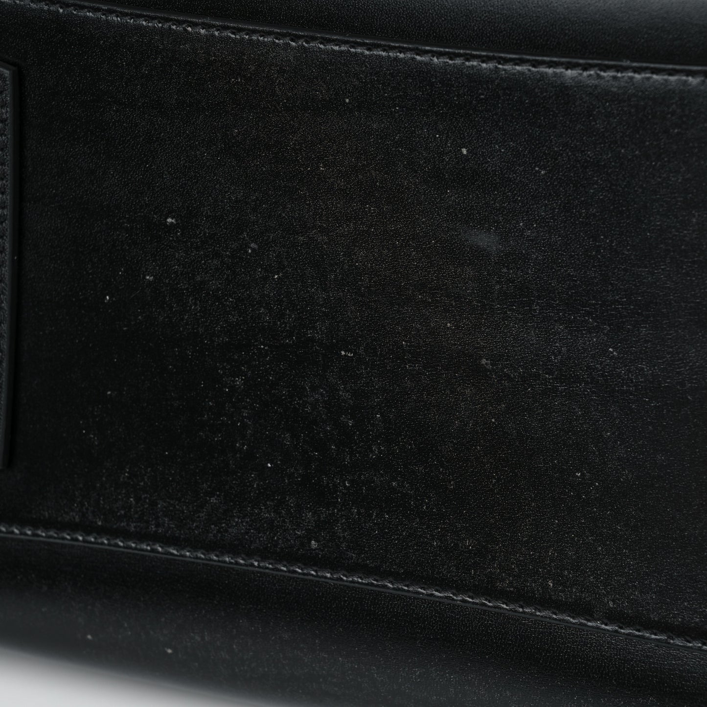 Shiny Lord Calfskin Large Antigona Black