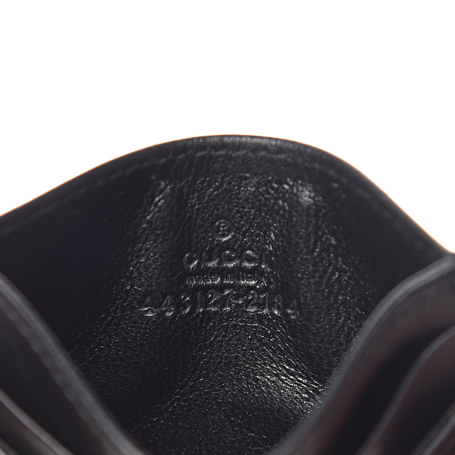 Gucci Calfskin Matelasse GG Marmont Card Holder Black 6 of 8