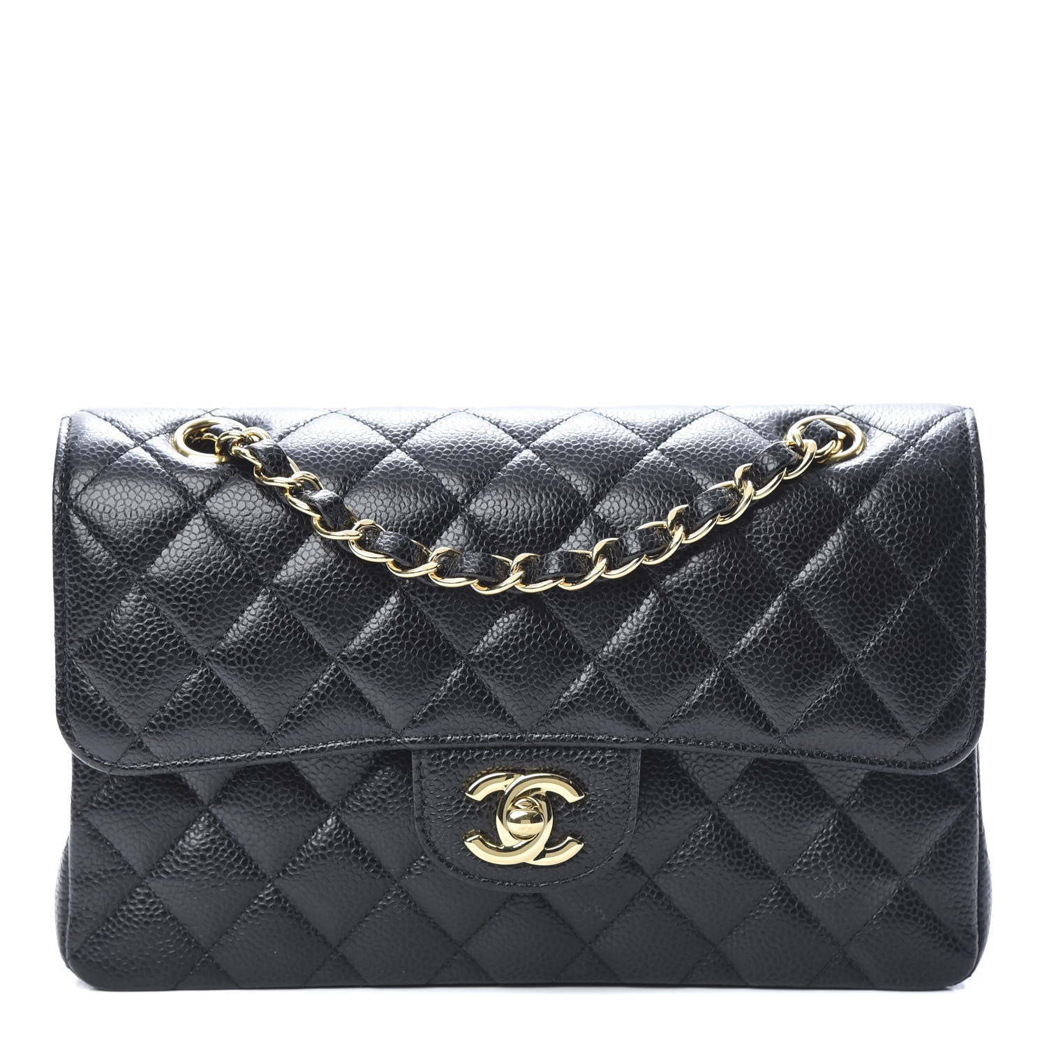 Chanel Caviar Quilted Small Double Flap Black 1 of 15