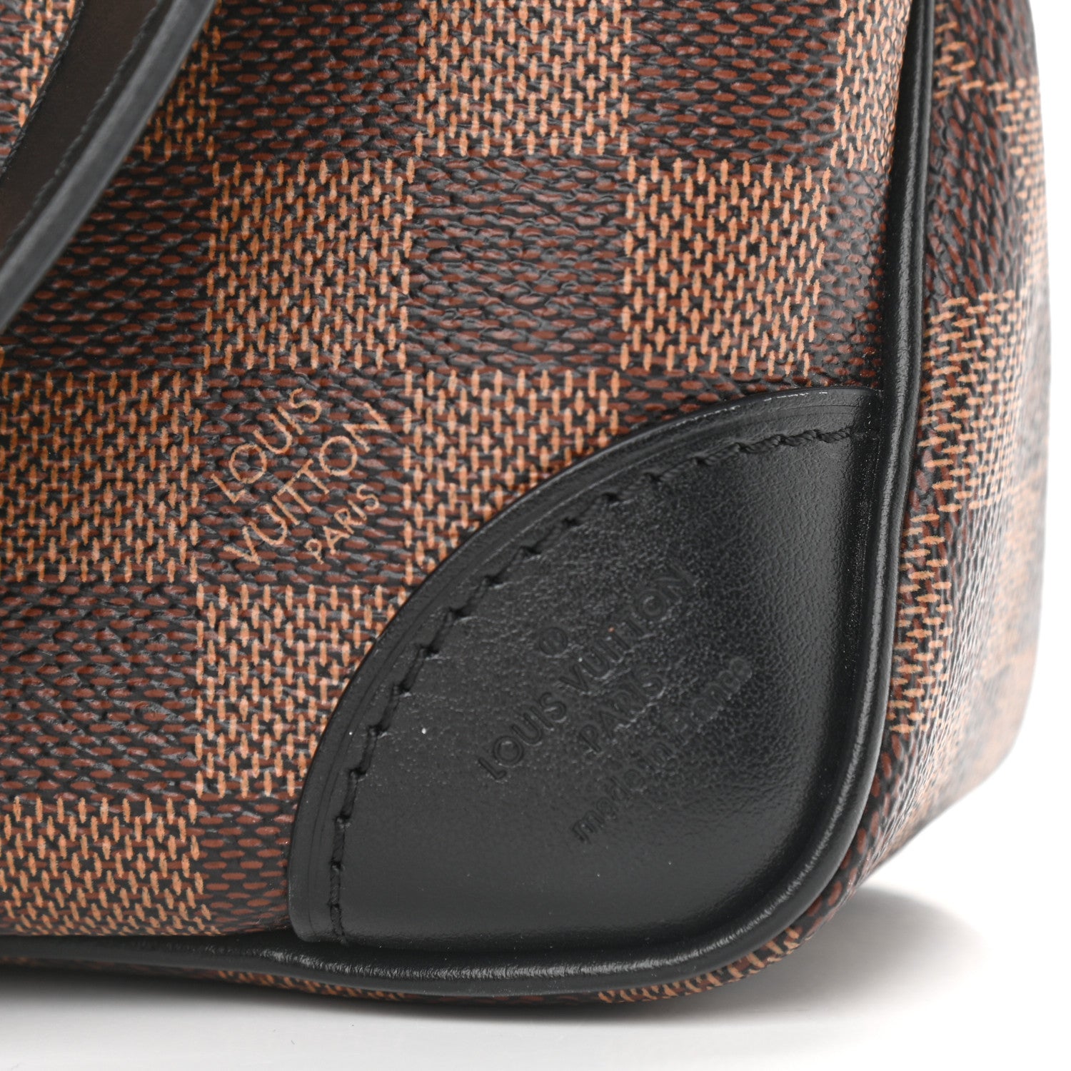 Louis Vuitton Damier Ebene Odeon PM Black 6 of 7