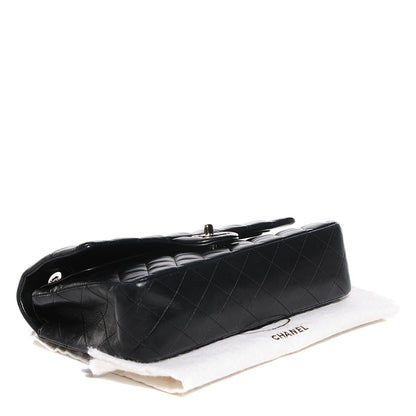 Chanel Lambskin Quilted Medium Double Flap Black 4 of 9