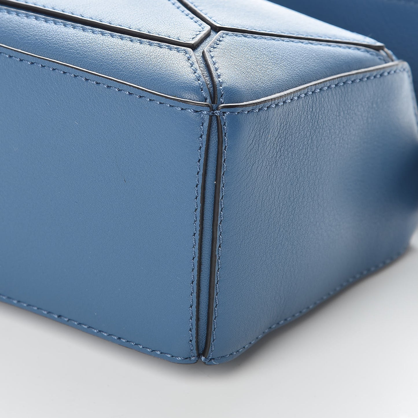 Calfskin Mini Puzzle Bag Blue