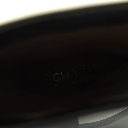 Chanel Glazed Calfskin CC High Boots 35 Black 8 of 10