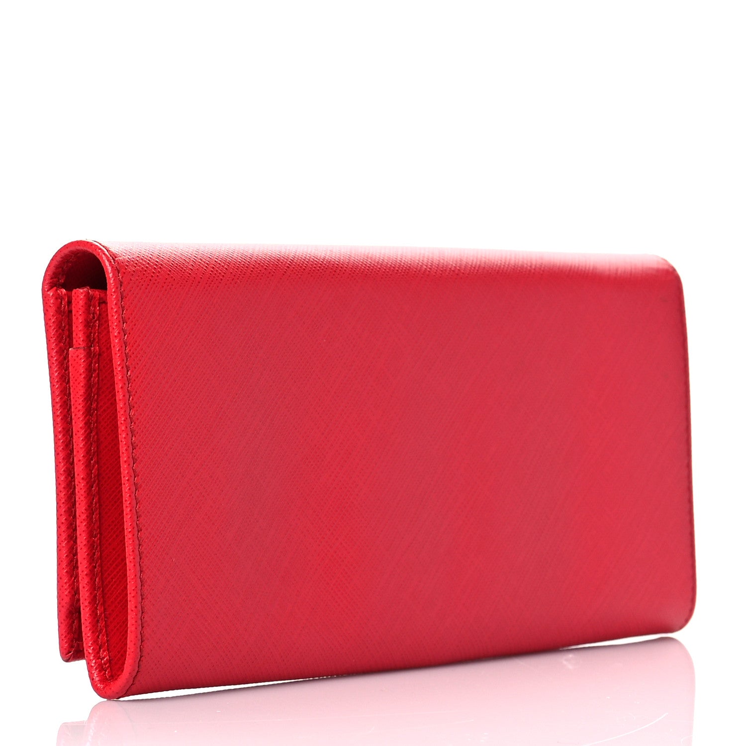 Salvatore Ferragamo Printed Calfskin Vara Bow Continental Wallet Red 3 of 13