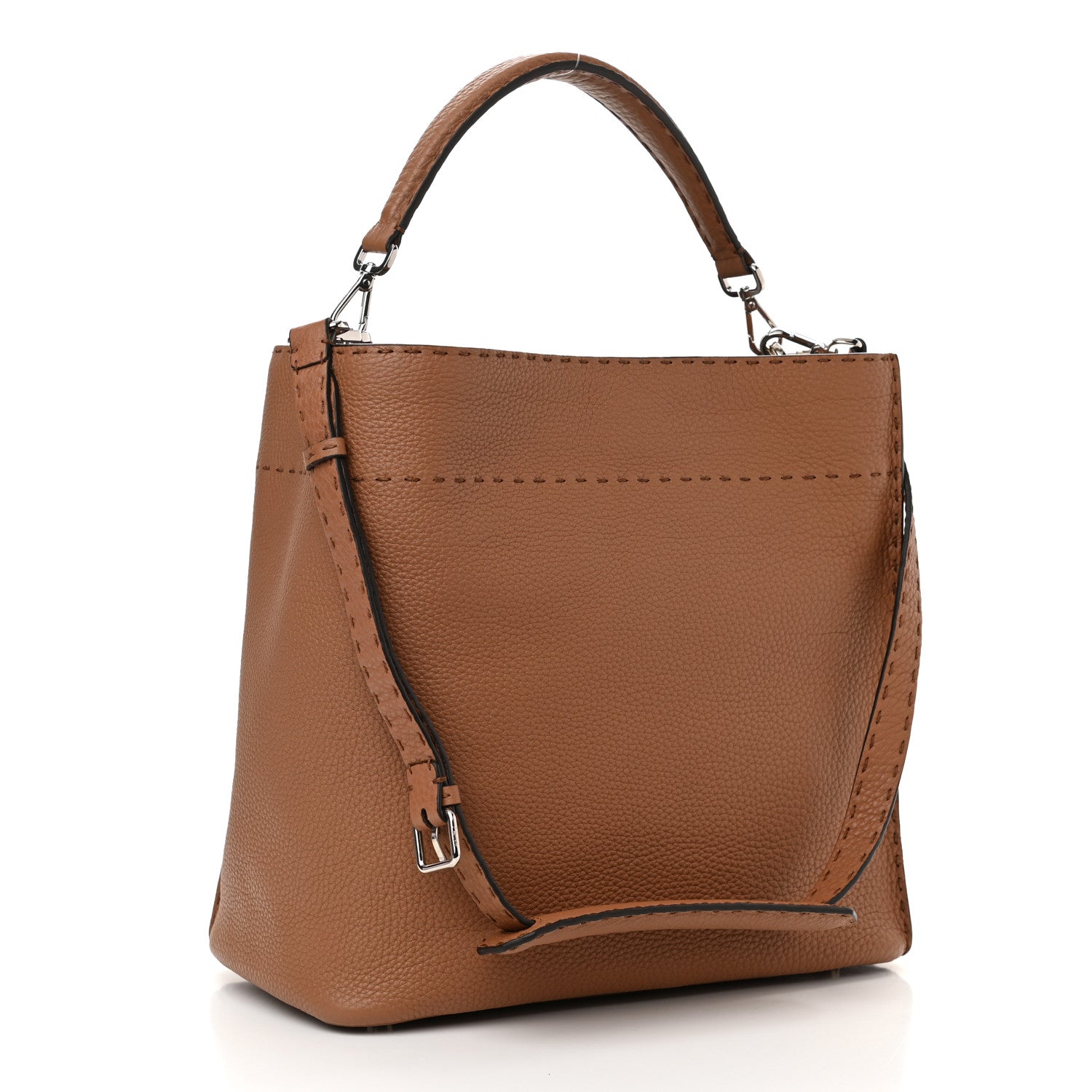 Fendi Cuoio Romano Selleria Large Anna Bucket Bag Mou 3 of 10