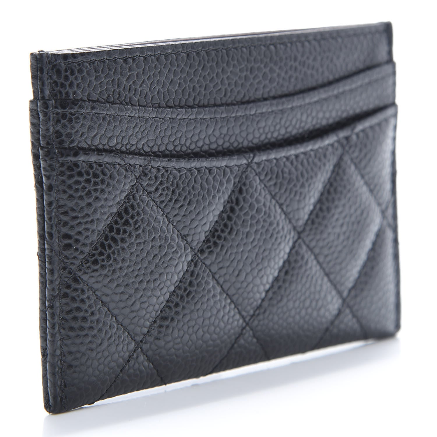 Chanel Caviar Quilted Card Holder Black 3 of 9