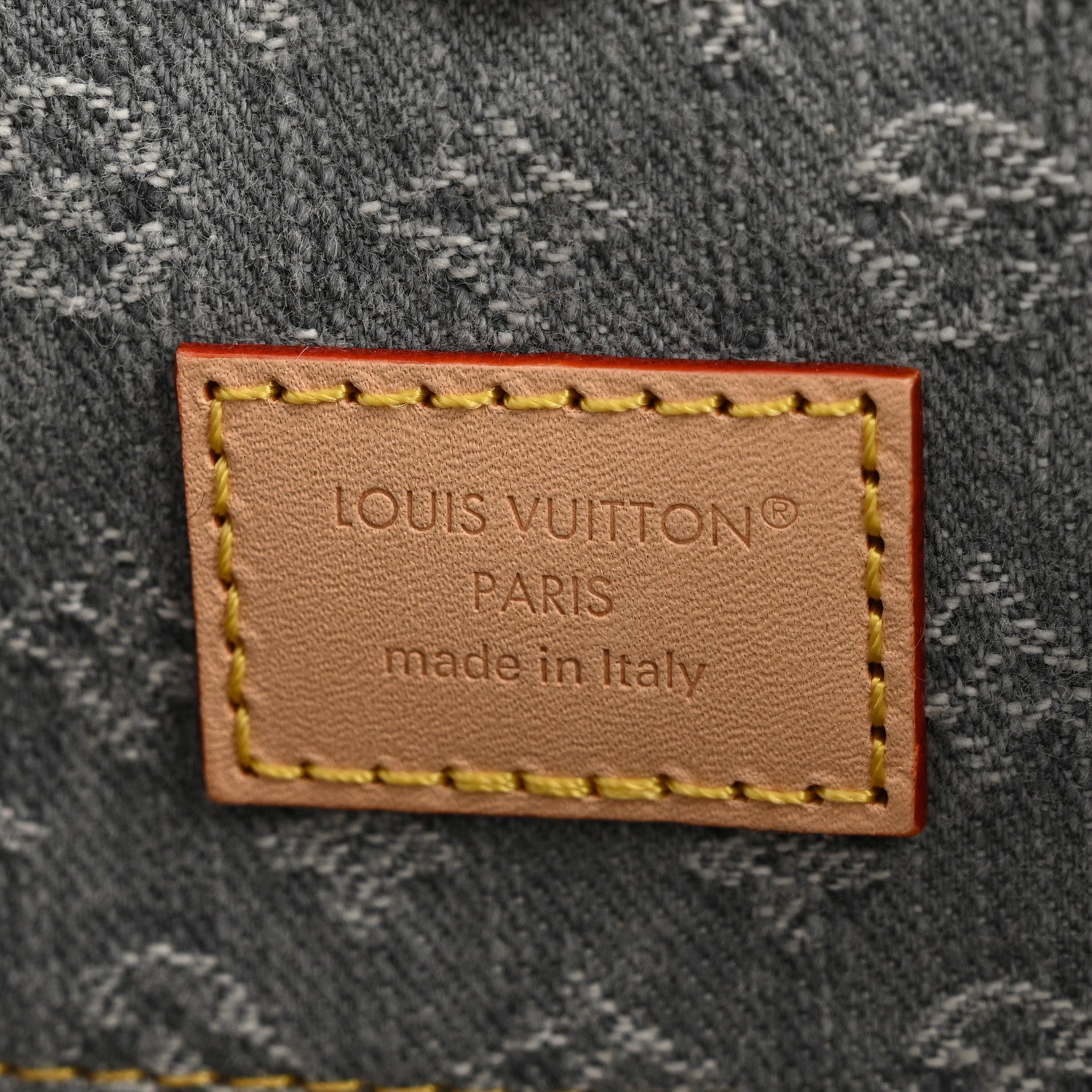 Louis Vuitton Monogram Denim CarryAll MM Washed Grey 7 of 12
