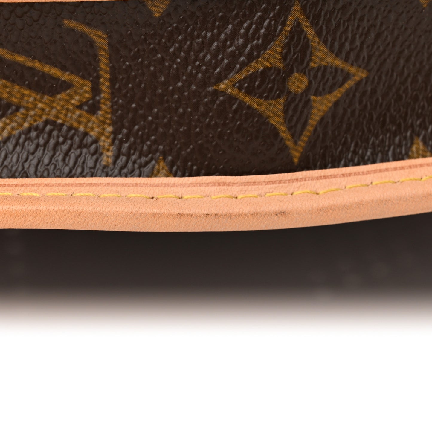 Monogram Perforated Demi Lune Orange
