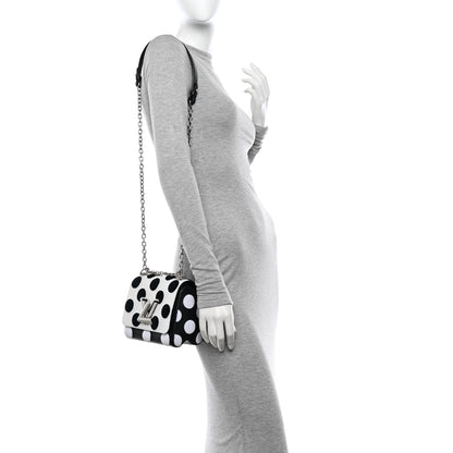 Louis Vuitton Epi Polka Dots Twist Shoulder Bag PM White Black 2 of 10