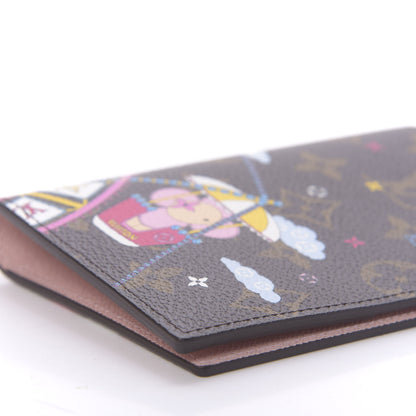 Louis Vuitton Monogram 2020 Christmas Animation Big Wheel Passport Cover Rose Ballerine 7 of 10