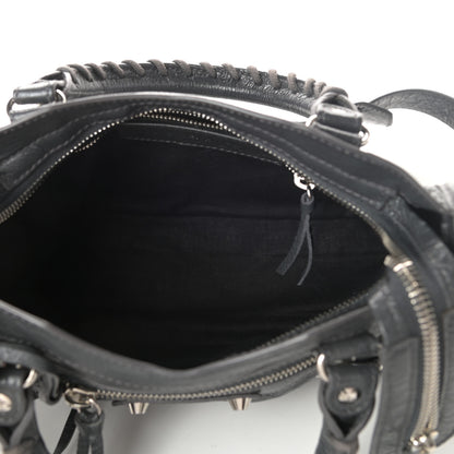 Balenciaga Agneau Classic Silver Hardware Mini City Gris Fossile 5 of 9