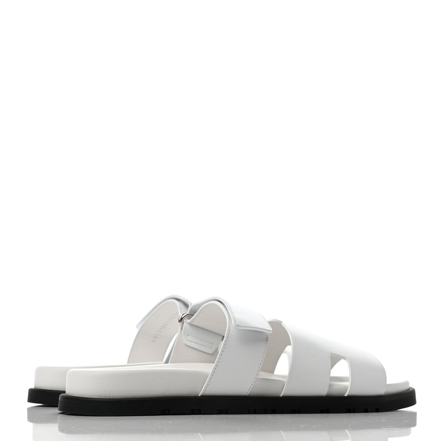 Calfskin Mens Chypre Sandals 43 White