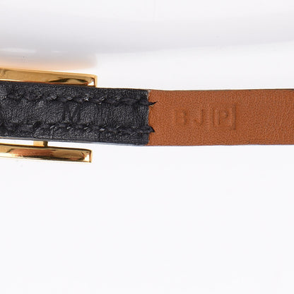 Hermes Chamonix Hapi 3 MM Triple Tour Wrap Bracelet M Black 5 of 8
