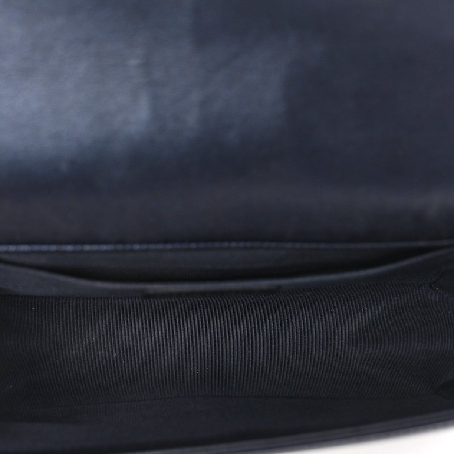 Chanel Lambskin Embossed Medium Boy Cube Flap Navy 5 of 10