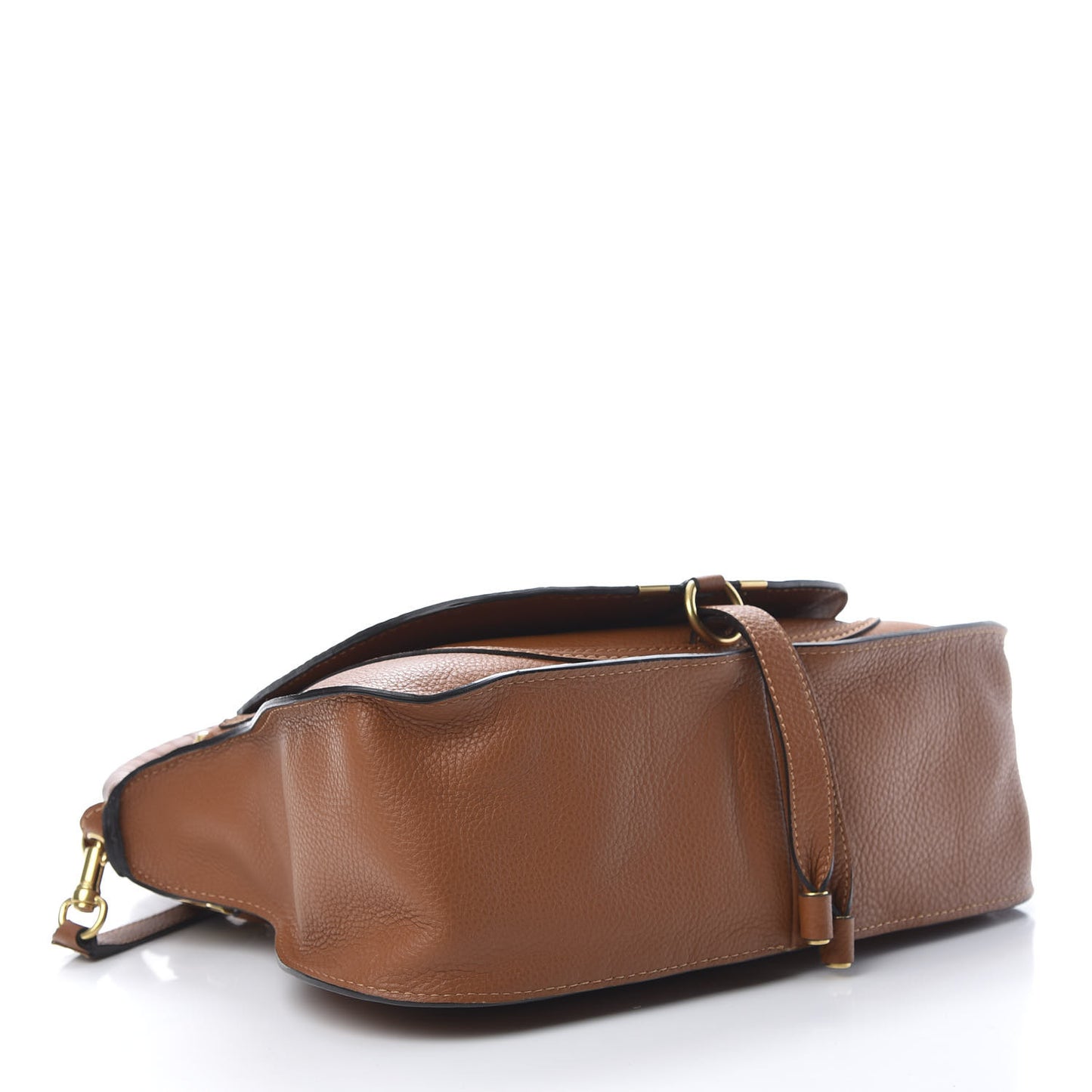 Calfskin Medium Marcie Satchel Tan