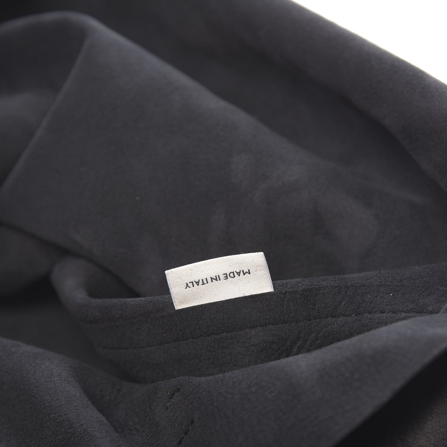 Lambskin Oversized Tote Black