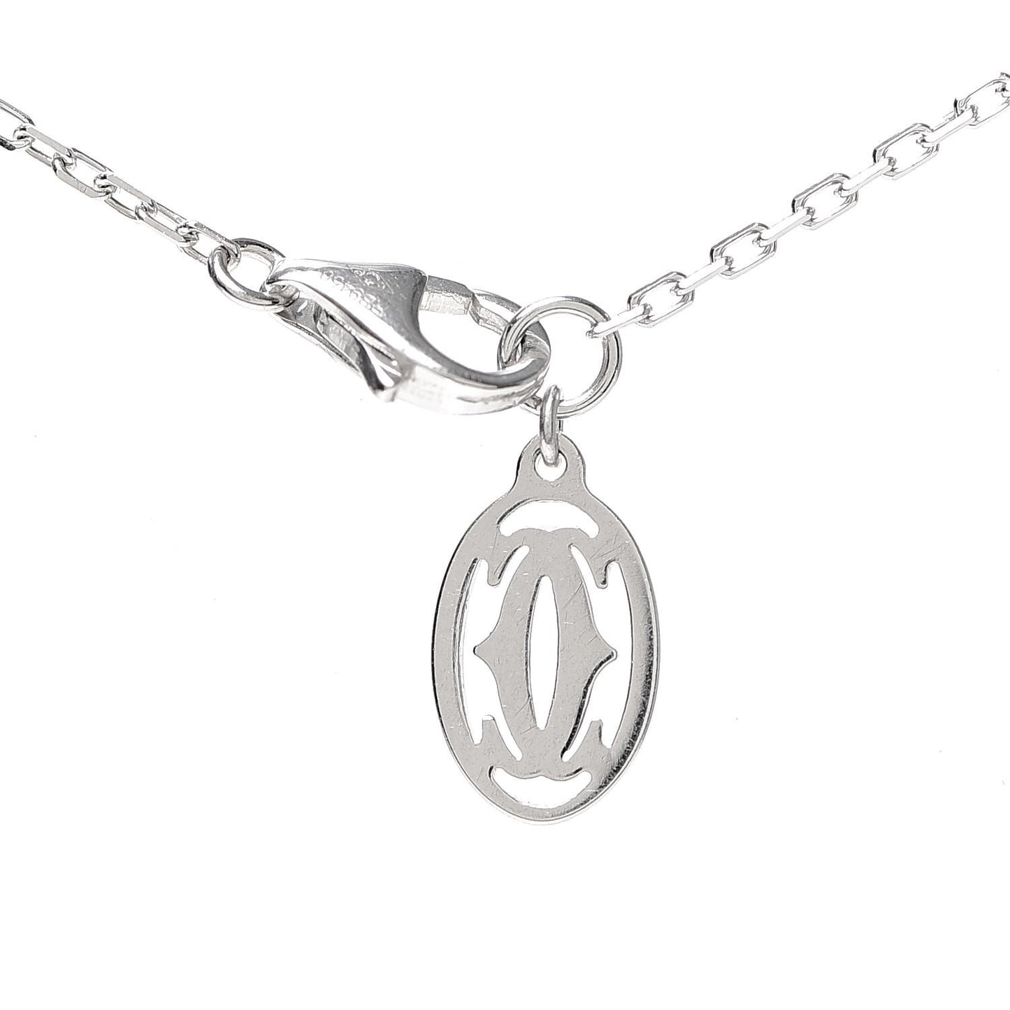 18K White Gold Diamond SM D'Amour Pendant Necklace