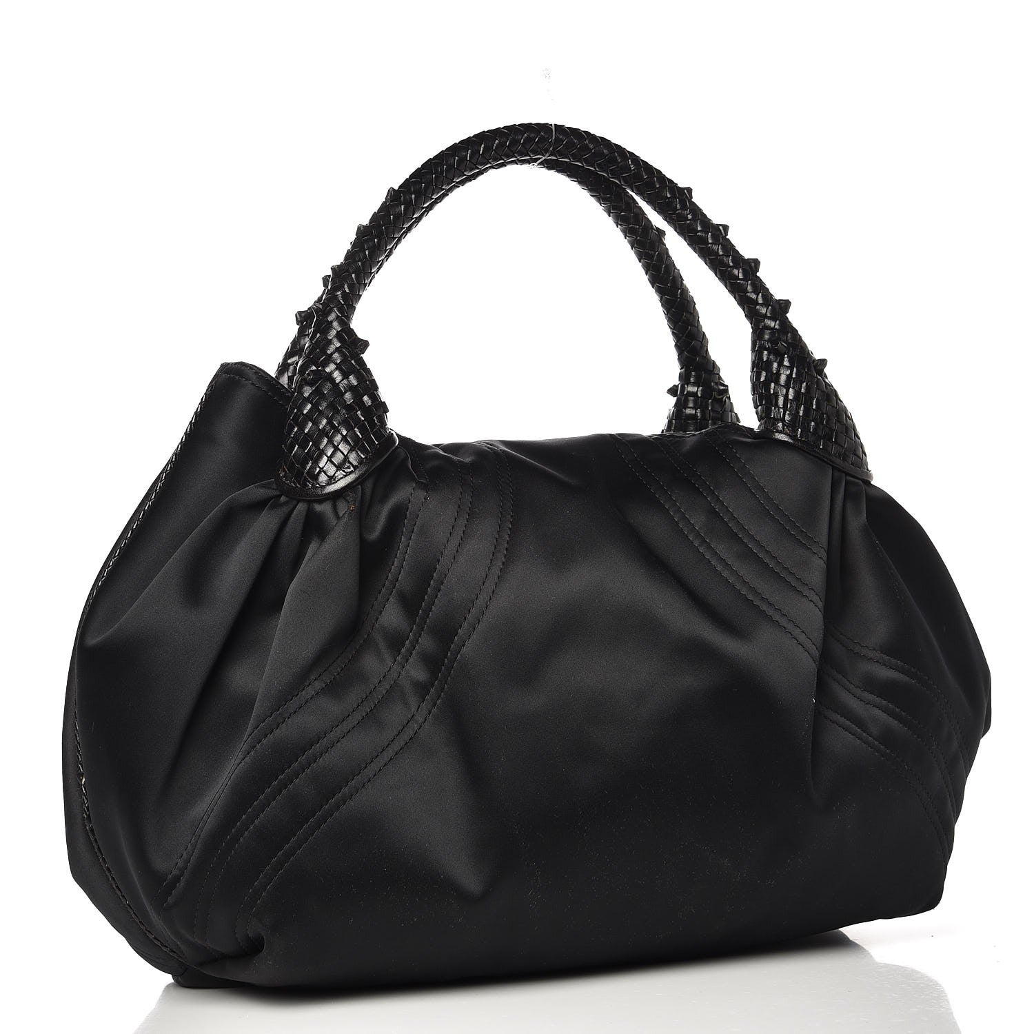 Fendi Satin Nappa Spy Black 3 of 8