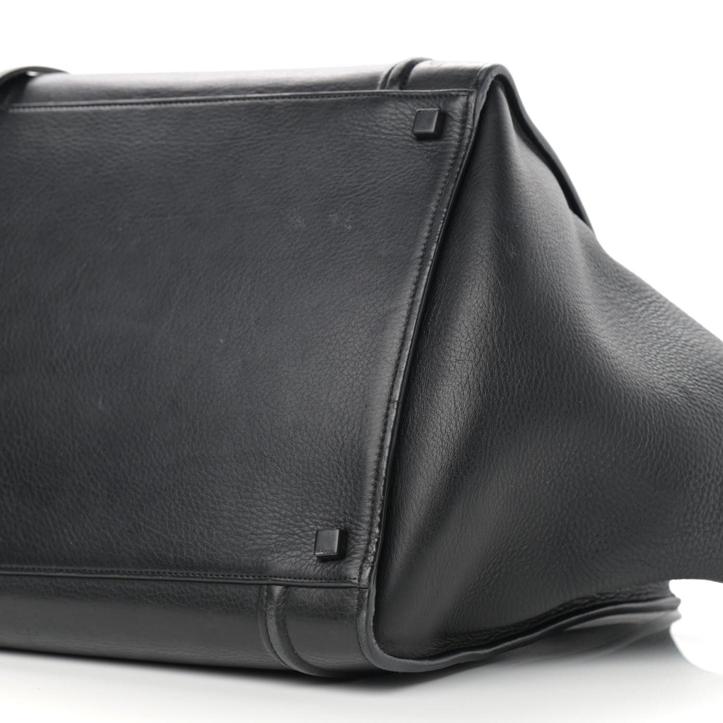 Supple Calfskin Medium Phantom Luggage Black