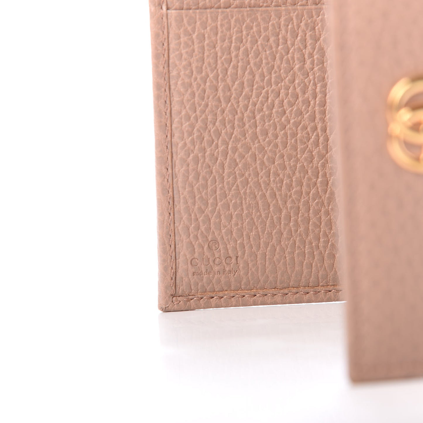 Dollar Calfskin GG Marmont Wallet Porcelain Rose