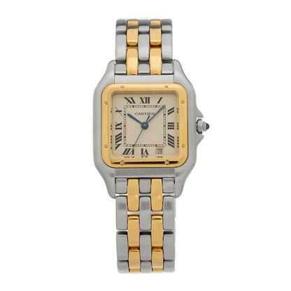 Cartier Stainless Steel 18K Yellow Gold 27mm Panthere Quartz Watch 1 of 5