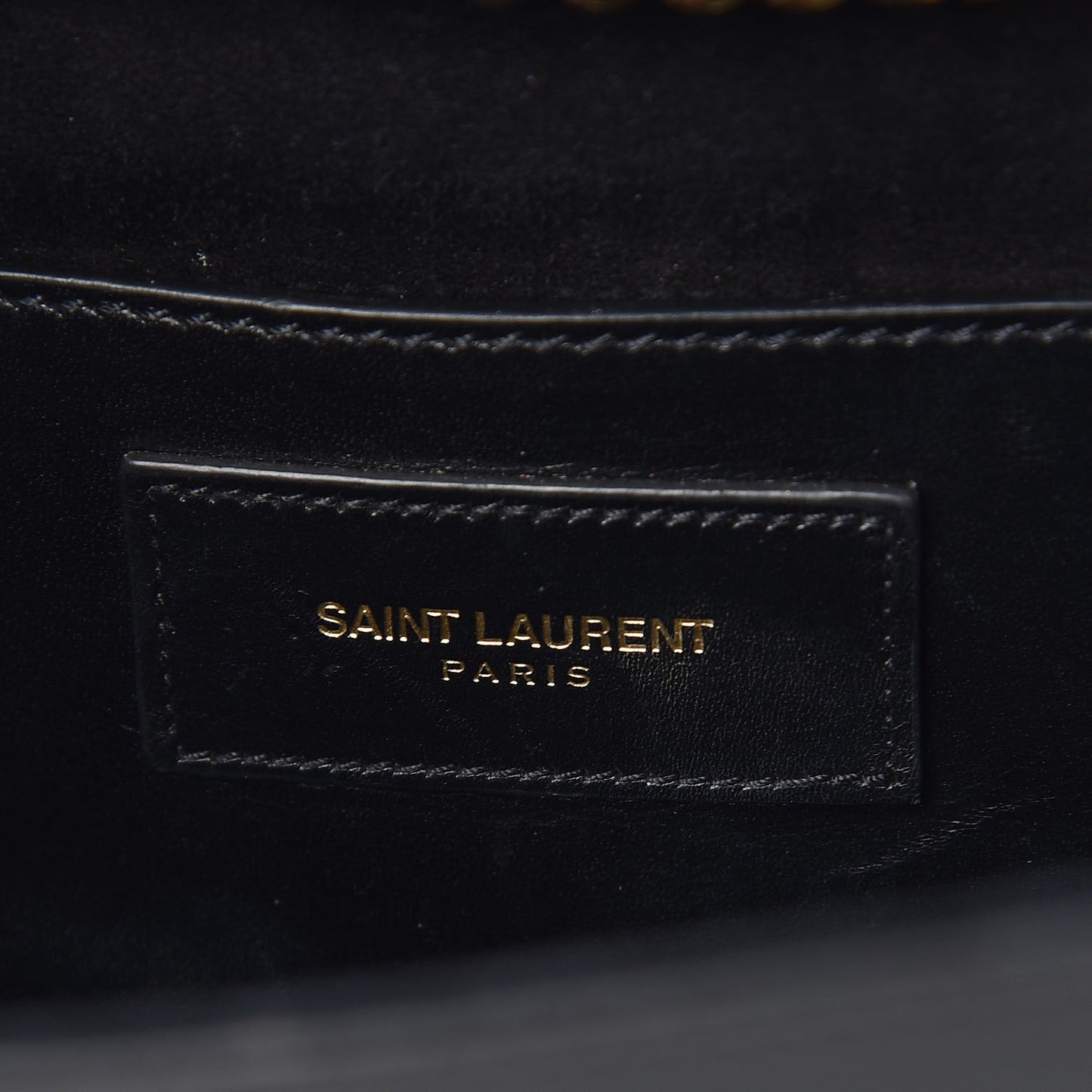 Smooth Calfskin Medium Classic Monogram Kate Tassel Satchel Black