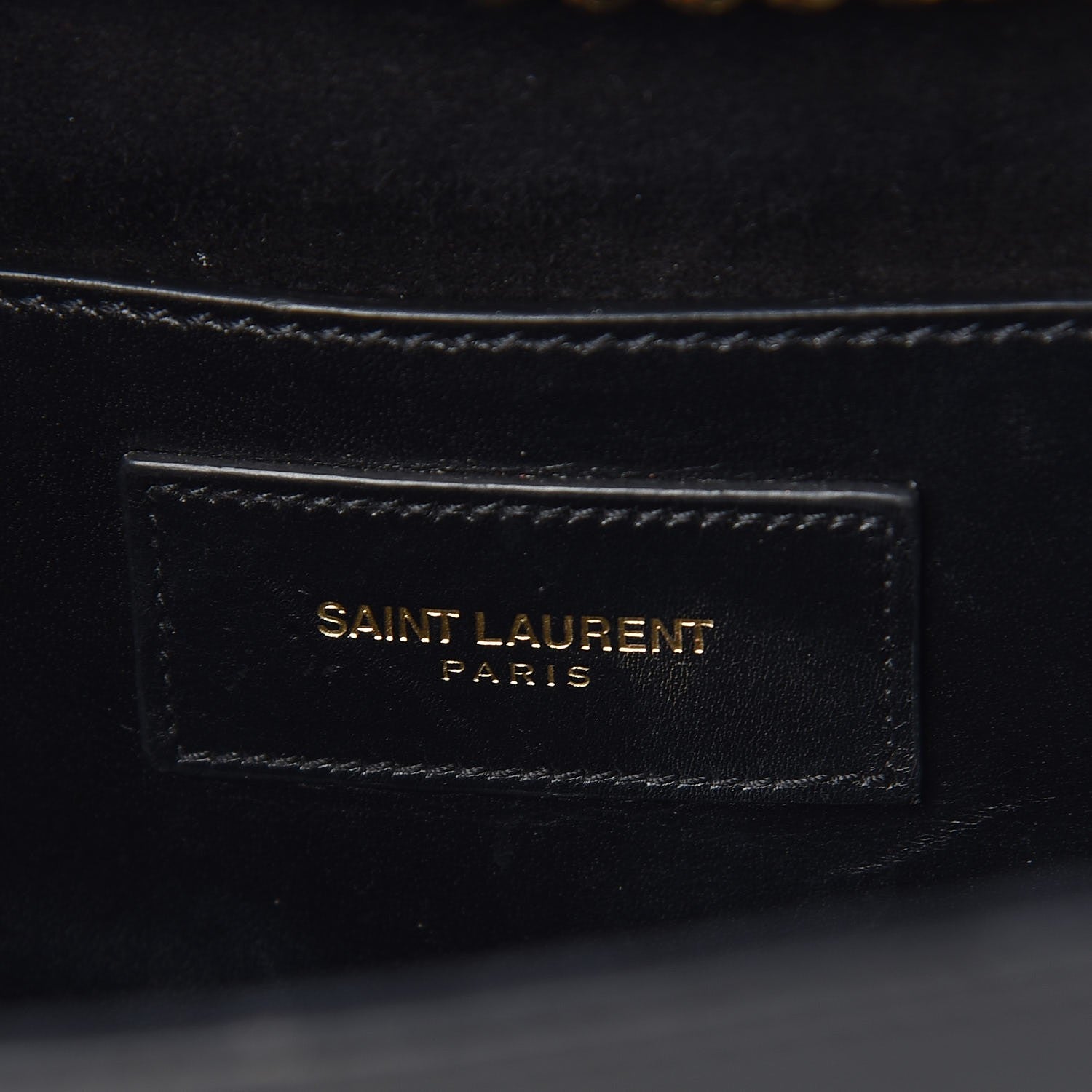 Saint Laurent Smooth Calfskin Medium Classic Monogram Kate Tassel Satchel Black 6 of 11