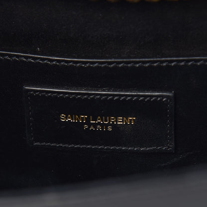 Saint Laurent Smooth Calfskin Medium Classic Monogram Kate Tassel Satchel Black 6 of 11