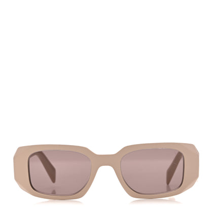Prada Acetate Symbole Sunglasses SPR 17W Plum Beige 2 of 7