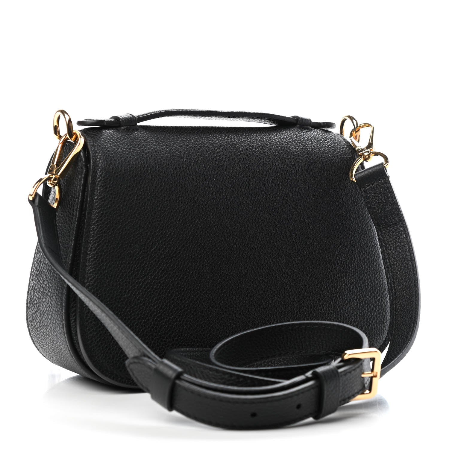 Louis Vuitton Grained Calfskin Vivienne NM Black 2 of 4