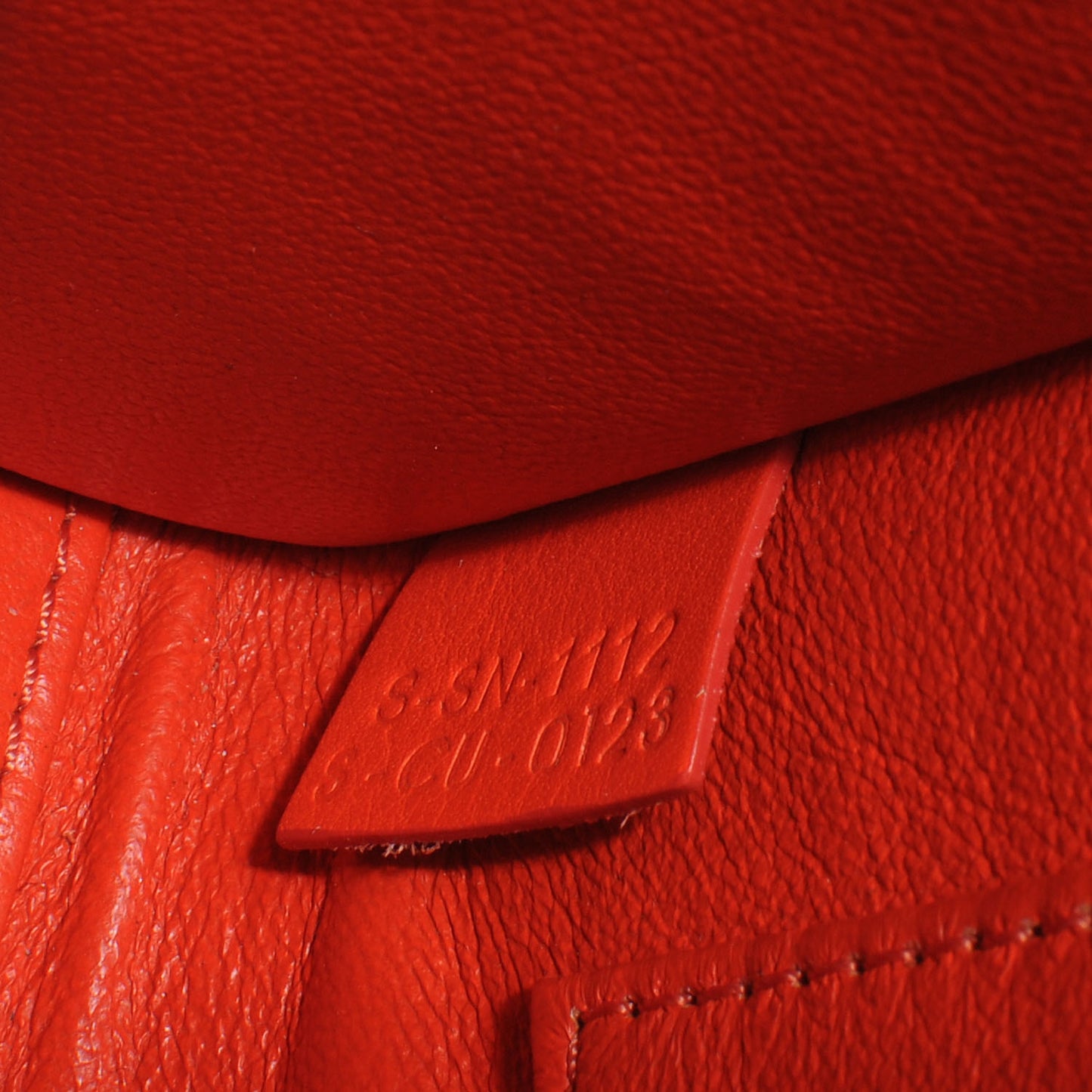 Smooth Calfskin Nano Luggage Fluo Orange