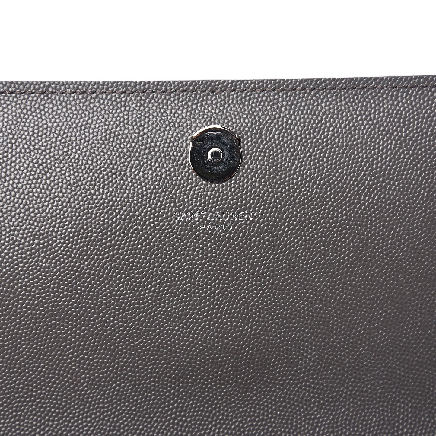 Grain De Poudre Medium Classic Monogram Kate Satchel Earth Grey