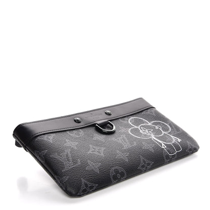Louis Vuitton Monogram Eclipse Vivienne Pochette Apollo PM 4 of 8