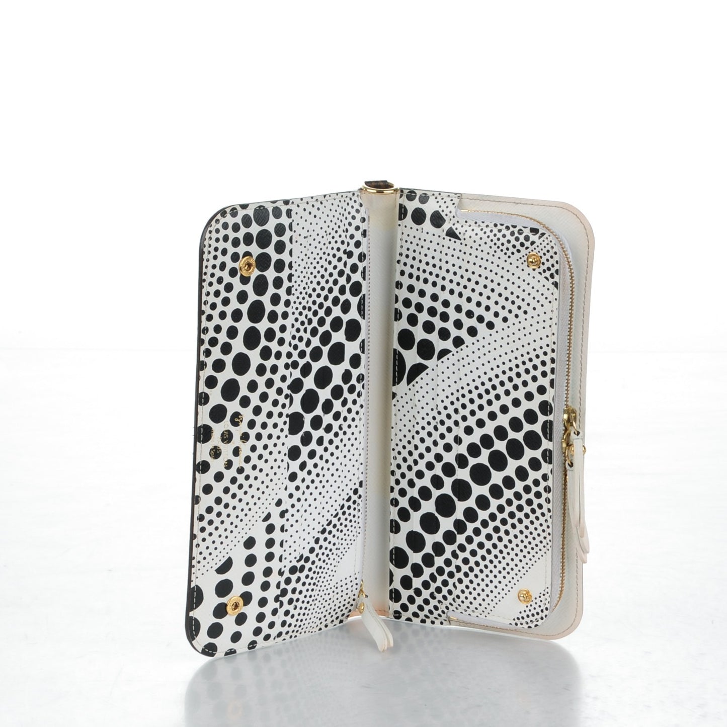 Monogram Kusama Waves Insolite Wallet White