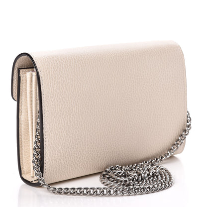 Gucci Dollar Calfskin Mini Dionysus Chain Wallet Mystic White 3 of 10