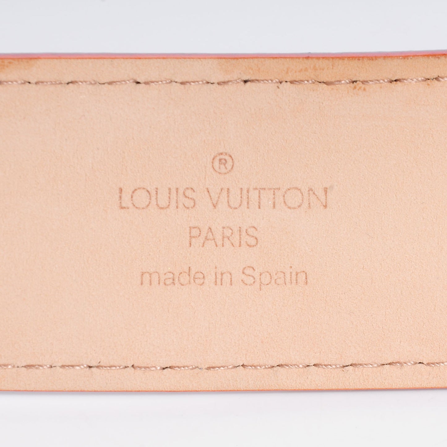 Monogram Watercolor Aquarelle Belt 80 32 Brown