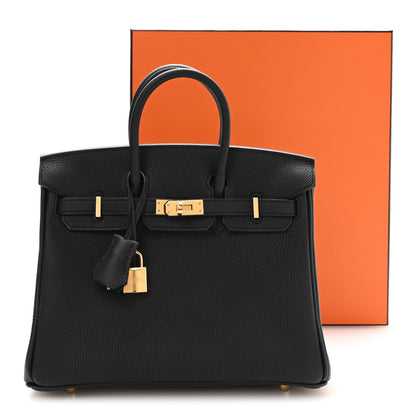 Hermes Togo Birkin 25 Black 11 of 11