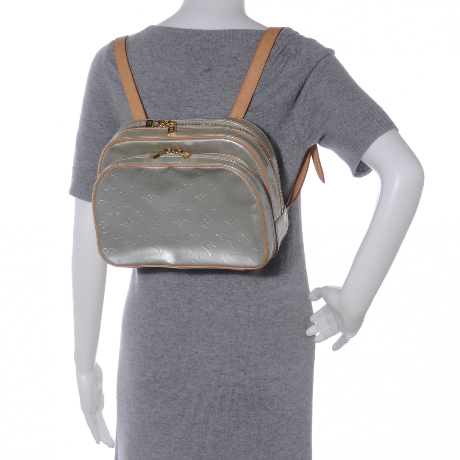 Louis Vuitton Vernis Murray Backpack Silver 2 of 7