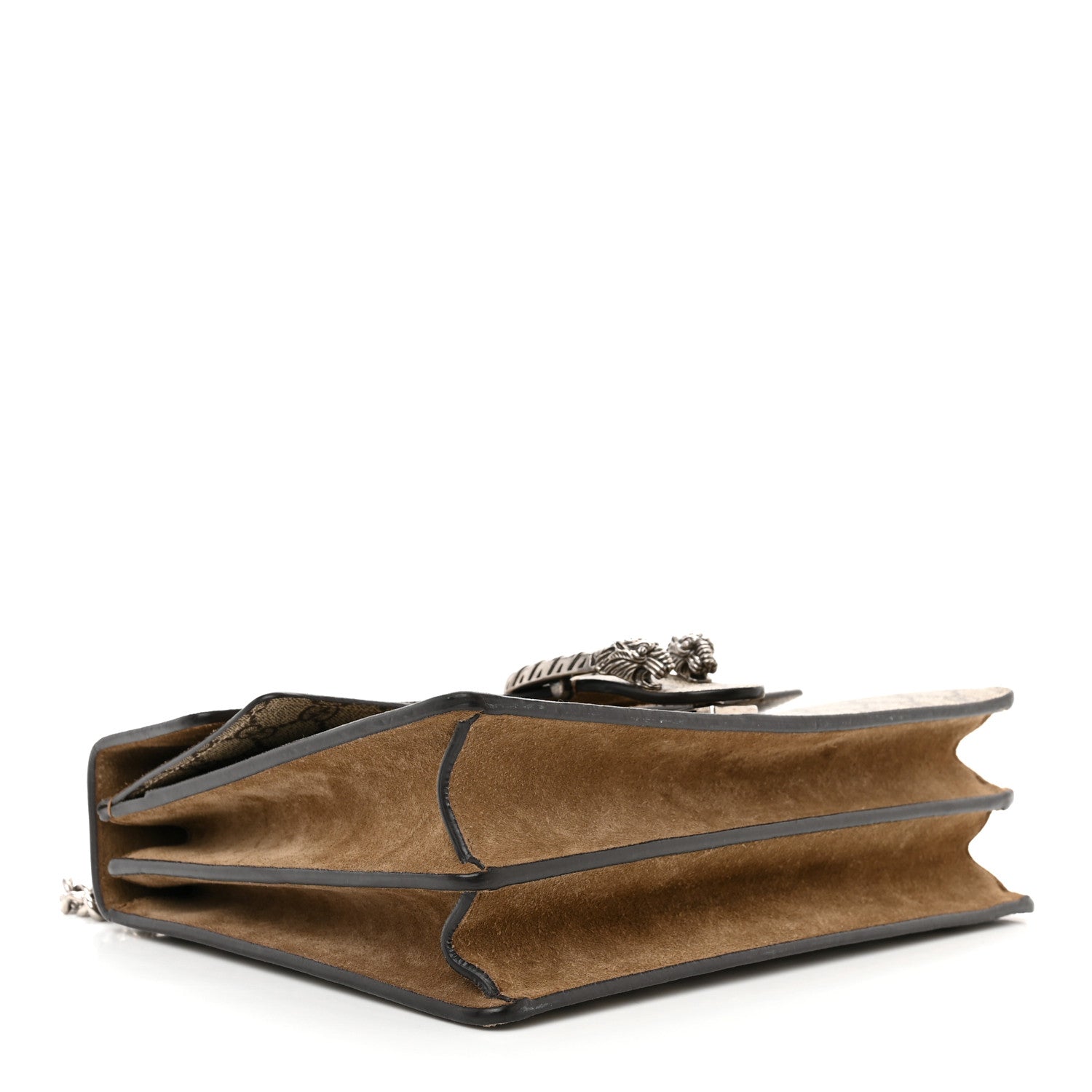 Gucci GG Supreme Monogram Medium Dionysus Shoulder Bag Taupe 4 of 13