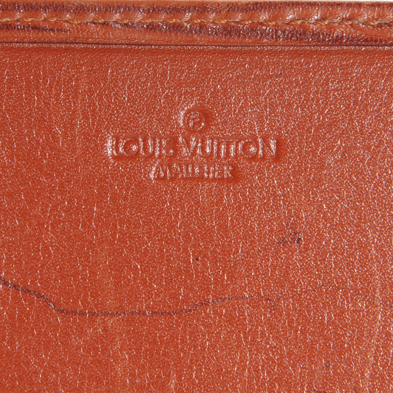 Louis Vuitton Epi Checkbook Holder Wallet Kenyan Fawn 6 of 7