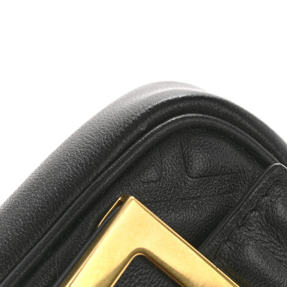 Fendi Nappa Matisse FF Embossed Nano Chain Baguette Black 12 of 13